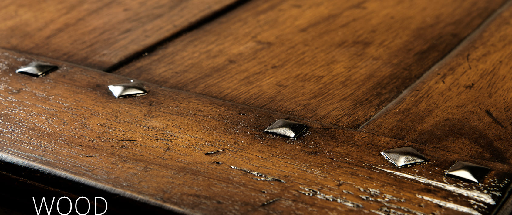 Hand-finished wood veneer